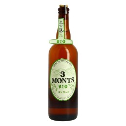 3 Monts Bio Pire Malt 6,5°75CL - Bière Française